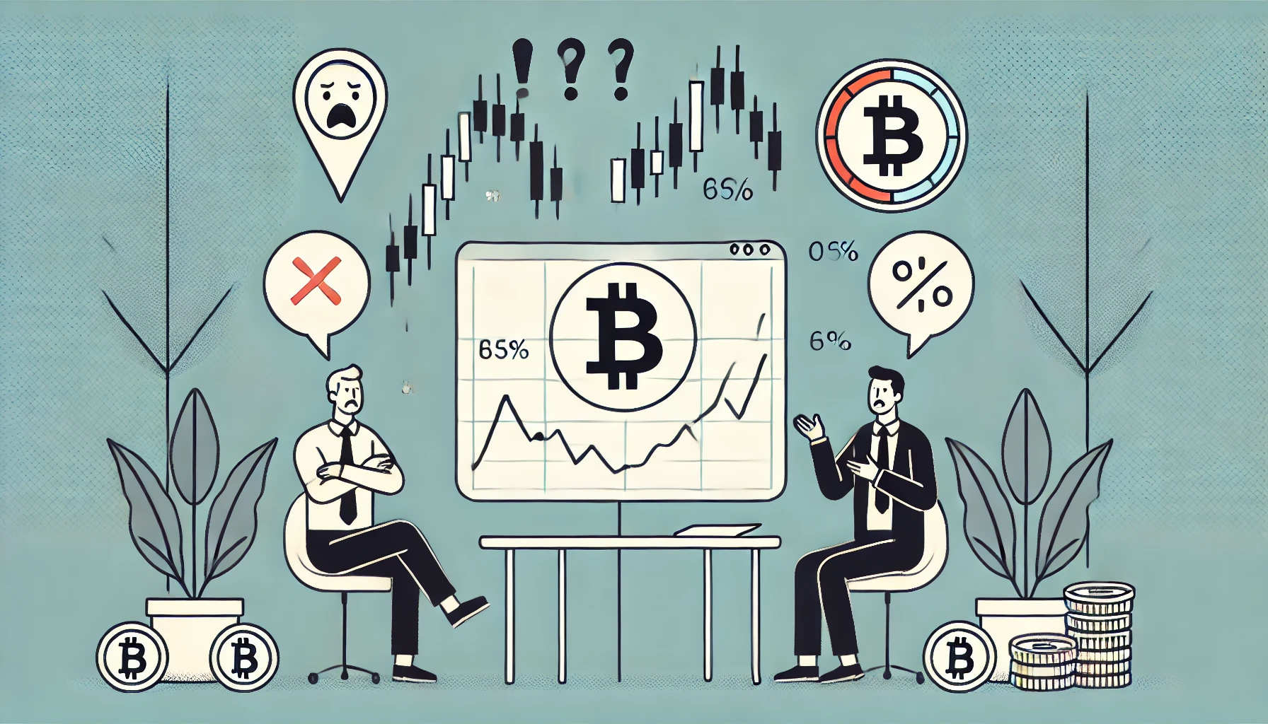سنتیمنت منفی بیت‌کوین؛ آیا بازار خلاف انتظار معامله‌گران حرکت می‌کند؟