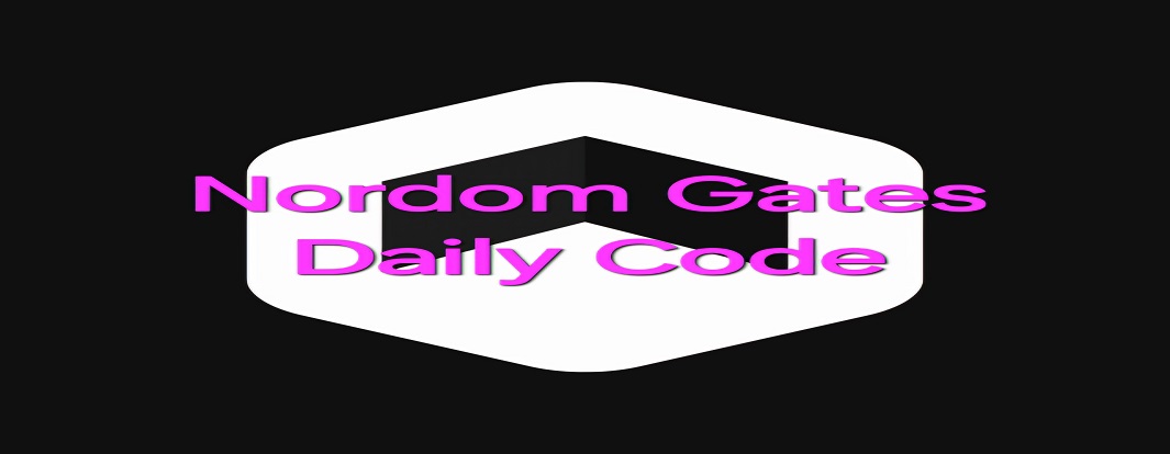 Nordom Gates Daily Code