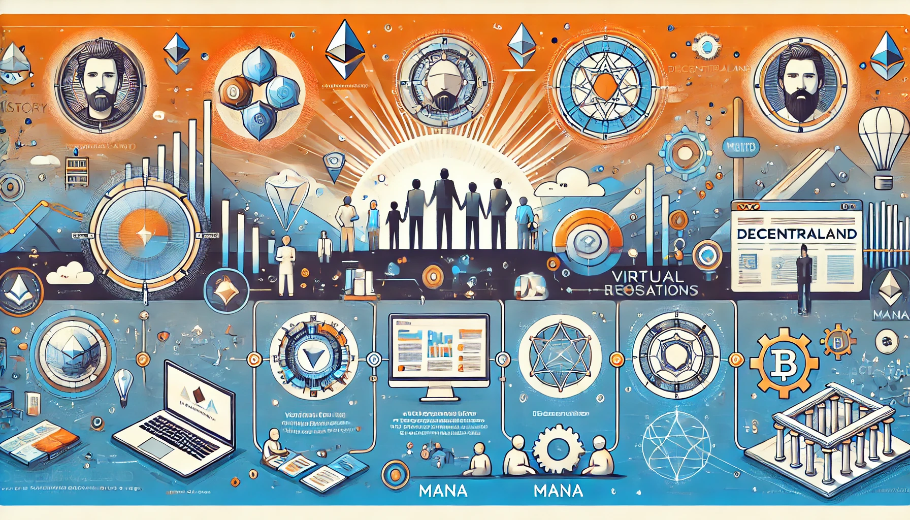 تاریخچه و بنیان گذاران پلتفرم دیسنترالند (Decentraland)