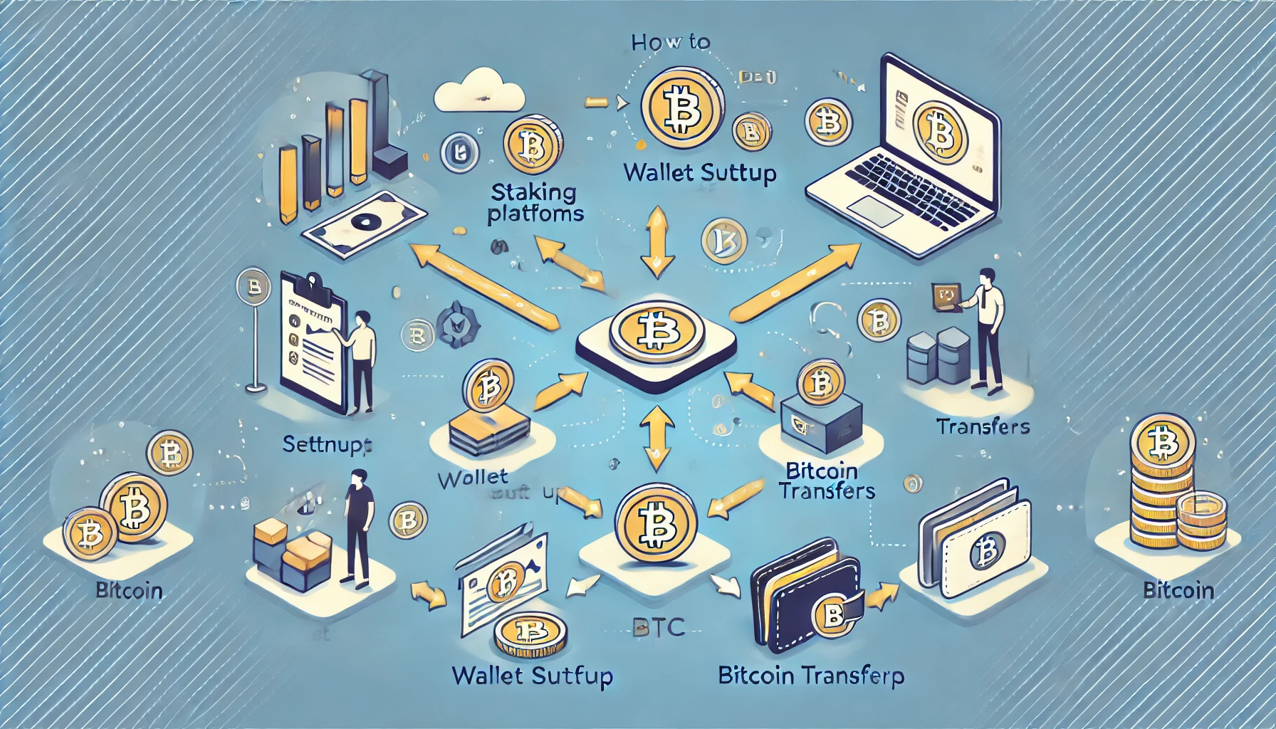 آموزش استیک بیت کوین