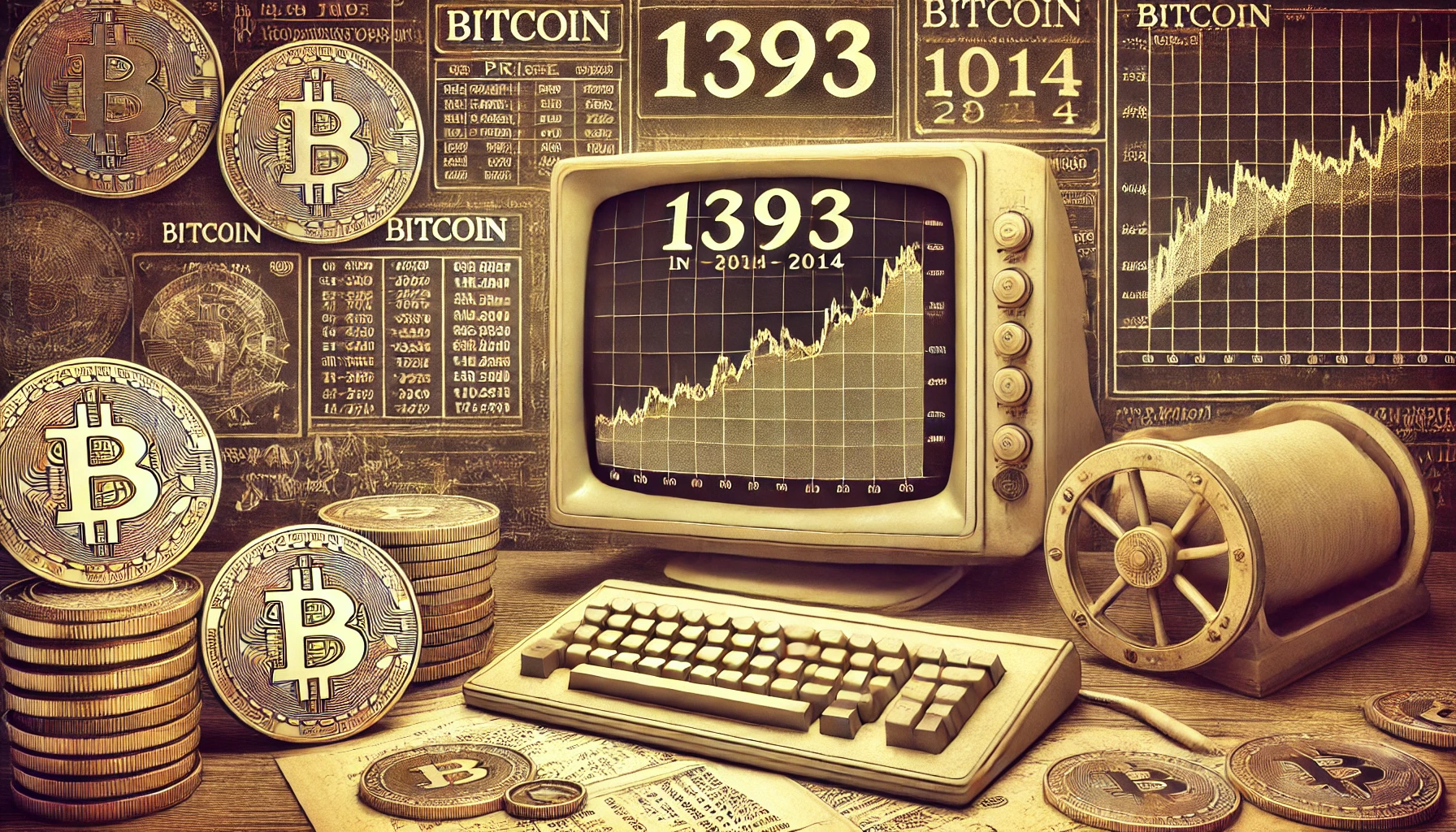 قیمت بیت کوین در سال 1393